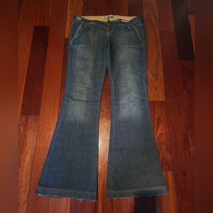 "TRF 100%" Flare Low rise jeans